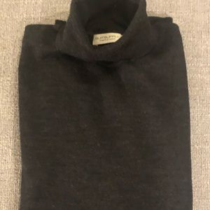 Suitsupply - Charcoal Merino Wool Turtleneck (L)